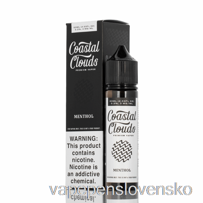 Mentol - Pobrežné Mraky čo. - 60 Ml 3 Mg Vape Bez Nikotín